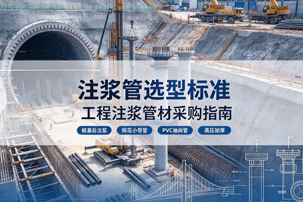 宜秀注浆管选型标准