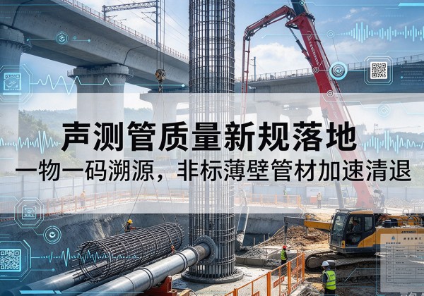 宜秀声测管质量新规落地，一物一码溯源，非标薄壁管材加速清退