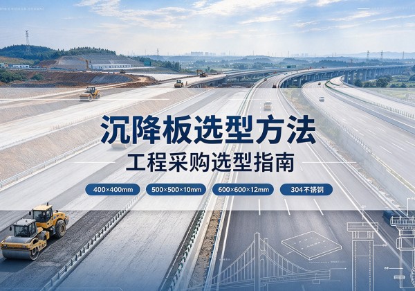 宜秀沉降板选择方法